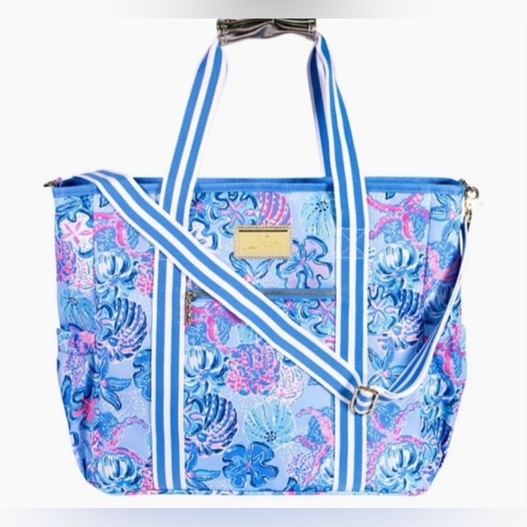 Lilly Pulitzer Handbags - Lilly Pulitzer Bahamas Beachcomber Cooler Bag